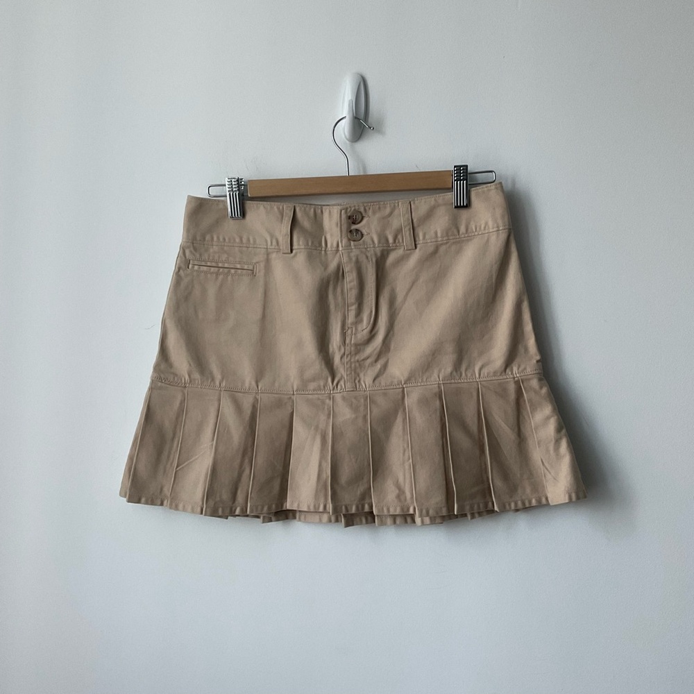 Ralph Lauren pleated mini skirt